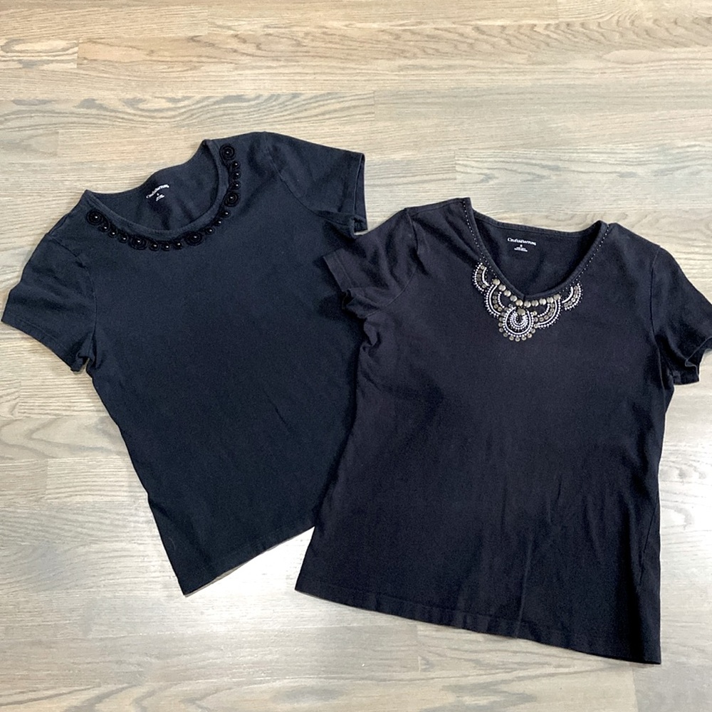 🎄JUST REDUCED🎄 Croft & Barrow Ladies Embroidered Cotton Shirts